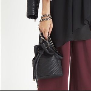 ✨NWOT BCBGeneration bucket faux leather purse✨